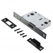 Защёлка-замок АРТ L7050-MS BN чёрный никель магнитная без ручек с фиксатором АЛЛЮР (40)