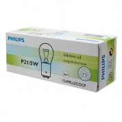 Автолампа P21/5W (BAY15d) LongLife EcoVision 12V PHILIPS /10/200