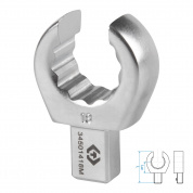 Насадка разрезная серии "FIT", 18 мм, 9х12 мм KING TONY 34501418M