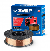 ЗУБР О-СП, d 1.2 мм, 5 кг, омеднённая сварочная проволока, тип ER70S-6 (аналог Св-08Г2С-О), Профессионал (40075-1.2-5)
