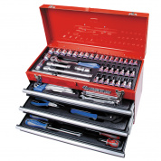 Набор инструментов 73 предмета, универсальный, выдвижной ящик KING TONY 901-073MR Набор инструментов 73 предмета, универсальный, выдвижной ящик KING TONY 901-073MR