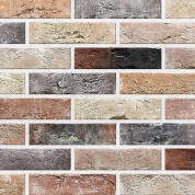 *Панель стеновая ПВХ кирпич гамбург 0,96х0,485м Пластмаркет (15)