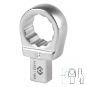 Насадка накидная серии "FIT", 18 мм, 9х12 мм KING TONY 34502118M