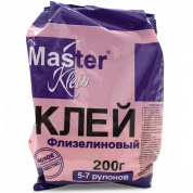 Клей обойный Мастер Кляйн флизелиновый (пакет) 200гр (5-7 рул) (24)