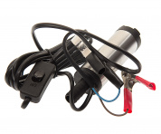 Насос для перекачки топлива ER-87201 (12V, 40W, 1.5A, 20л/мин, Ø38мм, Ø выходного отв. 16мм) ЭВРИКА /1/40