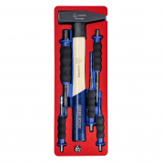 Набор ударно-режущего инструмента, ложемент, 6 предметов МАСТАК 5-9006 Набор ударно-режущего инструмента, ложемент, 6 предметов МАСТАК 5-9006