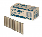 ЗУБР FST 40 х 1.8 мм, финишные гвозди по бетону оцинкованные, калибр 15GA, 1000 шт (305389-40)