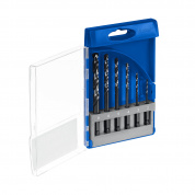 ЗУБР НЕХ-1/4″, 6 шт, набор сверл по металлу для винтовёртов и шуруповертов IMPACT READY (29623-H6)