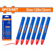 Мелки разметочные WADFOW WMB4506 6шт (красный)