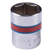 Головка торцевая стандартная шестигранная 1/4", 9/16", дюймовая KING TONY 233518S Головка торцевая стандартная шестигранная 1/4", 9/16", дюймовая KING TONY 233518S