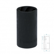 Головка для поврежденного крепежа 1/2", 19 мм KING TONY 9TD403-19M Головка для поврежденного крепежа 1/2", 19 мм KING TONY 9TD403-19M