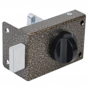 Замок накладной  цилиндровый  3Н1 бронза