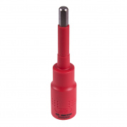 Насадка (бита) торцевая диэлектрическая 1/2", HEX, 8 мм, L = 120 мм KING TONY 4035VE08