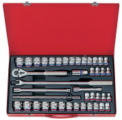 Набор торцевых головок с принадлежностями 1/2", двенадцатигранные, 8-32 мм, 43 предмета KING TONY 4042CR