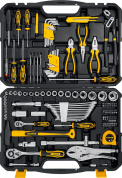 STAYER UNIVERSAL 150, 150 предм., (1/2″+ 1/4″), универсальный набор инструмента, Professional (27710-H150) STAYER UNIVERSAL 150, 150 предм., (1/2″+ 1/4″), универсальный набор инструмента, Professional (27710-H150)