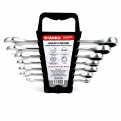 CS11107H Набор ключей комбинированных трещоточных 7 предметов (8-19 мм)