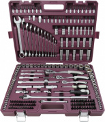 TS217 Набор инструмента универсальный 1/4", 3/8", 1/2"DR, 217 предметов TS217 Набор инструмента универсальный 1/4", 3/8", 1/2"DR, 217 предметов