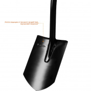 ЗУБР Артель 120 см, стальной изогнутый черенок, штыковая лопата, закаленное полотно, Профессионал (39555)