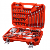 JTC Набор инструментов 92 предмета слесарно-монтажный 1/2",1/4" 6-ти гран.в кейсе JTC
