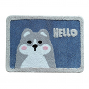 Коврик интерьерный BAIZHENG "Плюш"  60х90см Хомячок (Bay) (20)