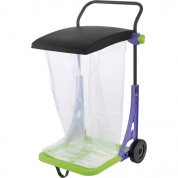 Тележка под мусорные пакеты с крышкой, 1 пакет в комплекте Palisad Тележка под мусорные пакеты с крышкой, 1 пакет в комплекте Palisad