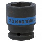 Головка торцевая ударная шестигранная 3/4", 33 мм KING TONY 653533M Головка торцевая ударная шестигранная 3/4", 33 мм KING TONY 653533M