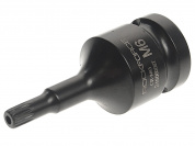 Головка-бита SPLINE ударная  1/2", M6 с отверстием ROCKFORCE RF-24806006T /1/10/300