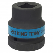 Головка торцевая ударная четырехгранная 1", 20 мм, футорочная KING TONY 851420M Головка торцевая ударная четырехгранная 1", 20 мм, футорочная KING TONY 851420M