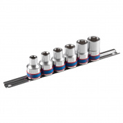 Набор торцевых головок 1/2", TORX Е-стандарт, E10-E20, 6 предметов KING TONY 4106PR Набор торцевых головок 1/2", TORX Е-стандарт, E10-E20, 6 предметов KING TONY 4106PR