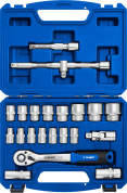 ЗУБР А-22, 22 предм., (1/2″), универсальный набор инструмента, Профессионал (27632-H22) ЗУБР А-22, 22 предм., (1/2″), универсальный набор инструмента, Профессионал (27632-H22)