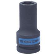 Головка торцевая ударная глубокая шестигранная 3/4", 19 мм KING TONY 643519M Головка торцевая ударная глубокая шестигранная 3/4", 19 мм KING TONY 643519M