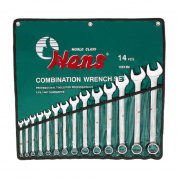 Набор комбинированных гаечных ключей Hans, 16614M