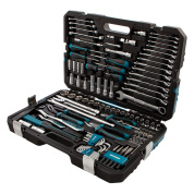 Набор инструментов, 1/4", 1/2", CrV, 120 зубьев, 115 предметов Gross Набор инструментов, 1/4", 1/2", CrV, 120 зубьев, 115 предметов Gross