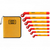 Набор диэлектрических накидных ключей 7 шт. INGCO HKISPA0702 INDUSTRIAL.