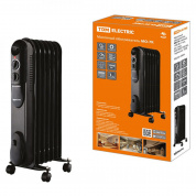 Обогреватель масляный МО-7К чёрный 1,5 кВт 7 сек рег. мощ. (600/900/1500 Вт) термостат T