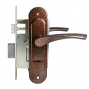 Замок врезной 3В9-4.07 (ЗВ9-0623) (медь) с пружиной межосевое расстояние 55мм 3кл. Птимаш (10)