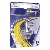 Автолампа H7 (55) PX26d+50% RANGE POWER (блистер) 12V NARVA /1/10