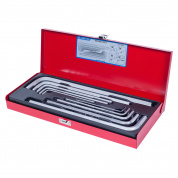 Набор Г-образных шестигранников 3-17 мм, длинные, 10 предметов, кейс KING TONY 20210MR Набор Г-образных шестигранников 3-17 мм, длинные, 10 предметов, кейс KING TONY 20210MR