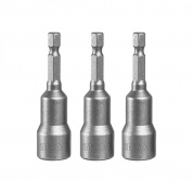 Бита ключ насадка магнитная 12*65 мм 1/4" 3шт INGCO AMN1231