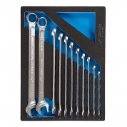 Набор комбинированных удлиненных ключей, ложемент, 11 предметов KING TONY 9-12A1MRV Набор комбинированных удлиненных ключей, ложемент, 11 предметов KING TONY 9-12A1MRV