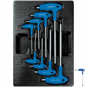 Набор L-образных ключей Torx, ложемент, 8 предметов KING TONY 9-22308TR Набор L-образных ключей Torx, ложемент, 8 предметов KING TONY 9-22308TR