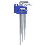 Набор Г-образных шестигранников, 1,5-10 мм, длинные, 9 предметов KING TONY 20209MR Набор Г-образных шестигранников, 1,5-10 мм, длинные, 9 предметов KING TONY 20209MR