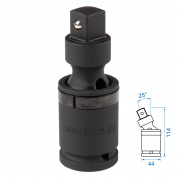 Кардан ударный 3/4", шаровый, с шариковым фиксатором KING TONY 6797P