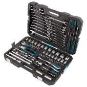 Набор инструментов, 1/4", 1/2", CrV, 120 зубьев, 101 предмет Gross Набор инструментов, 1/4", 1/2", CrV, 120 зубьев, 101 предмет Gross