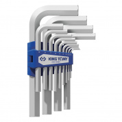 Набор Г-образных шестигранников 2-19 мм, короткие, 13 предметов KING TONY ST20213MR Набор Г-образных шестигранников 2-19 мм, короткие, 13 предметов KING TONY ST20213MR