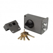 Замок накладной ЗН 1-3 серебро TRODOS 214001