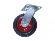 Колесо большегрузное поворотное PS 160 мм резина с протектором (N) Колесо большегрузное поворотное PS 160 мм резина с протектором (N)