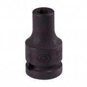 Головка торцевая ударная шестигранная 1/4", 4 мм KING TONY 253504M