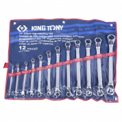 Набор накидных ключей, 6-32 мм, 12 предметов KING TONY 1712MR Набор накидных ключей, 6-32 мм, 12 предметов KING TONY 1712MR