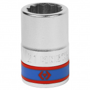 Головка торцевая стандартная двенадцатигранная 3/4", 21 мм KING TONY 633021M Головка торцевая стандартная двенадцатигранная 3/4", 21 мм KING TONY 633021M